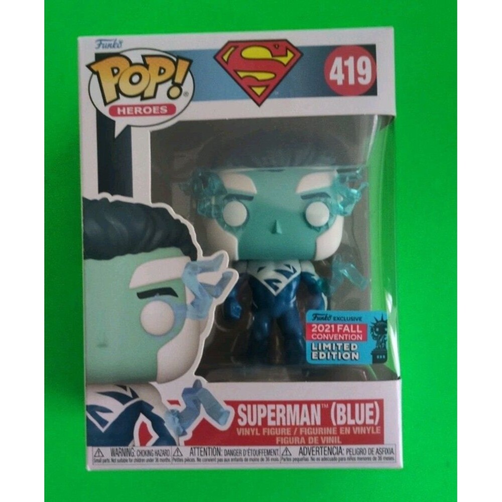 Funko Pop! Vinyl: DC Universe - Superman (Blue) (2021 Fall Convention)